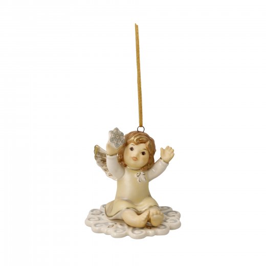 Goebel Ängel hängande My First Day as Guardian Angel 6,5 cm, Champagne