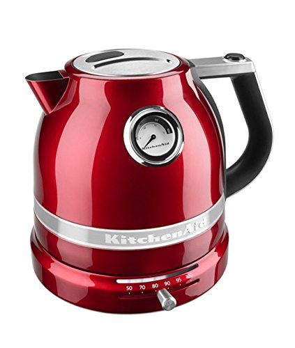 KitchenAid Artisan Vattenkokare. 1,5 liter med temperaturreglage 1522 röd metallic