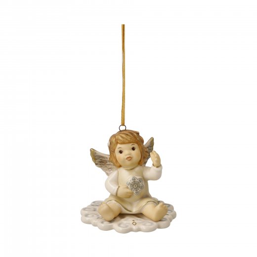 Goebel Ängel hängande On My Way to Earth 6 cm, Champagne