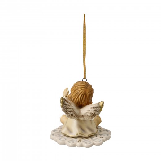 Goebel Ängel hängande On My Way to Earth 6 cm, Champagne