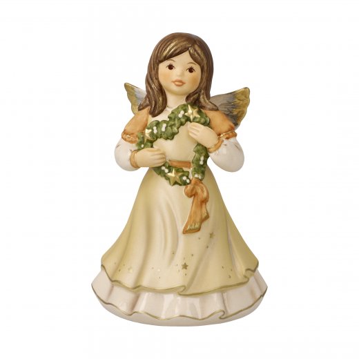 Goebel Ängel Hjärtlig glädje, speldosa 14 cm