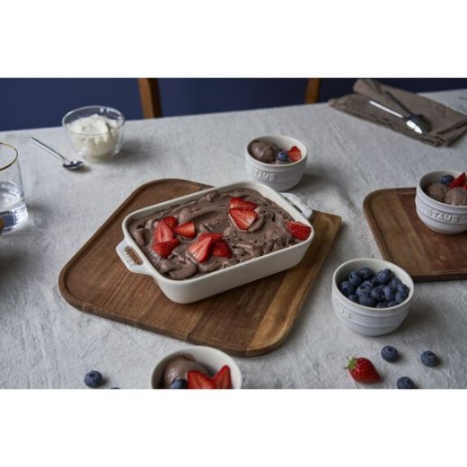 Staub Ugnsformar 2-pack vit