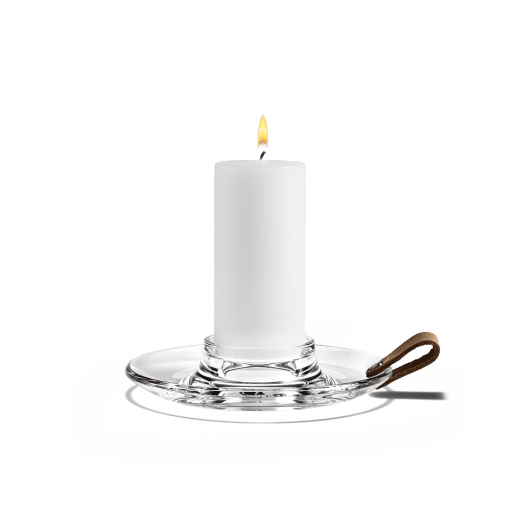 Holmegaard DWL Blockljusstake 17cm klar