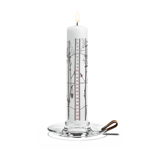 Holmegaard DWL Blockljusstake 17cm klar