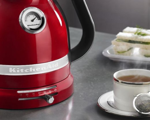 KitchenAid Artisan Vattenkokare. 1,5L med temperaturreglage. 5KEK1522 Röd