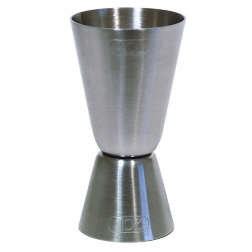 Dorre Mätglas 2-4 cl vändbart rostfritt