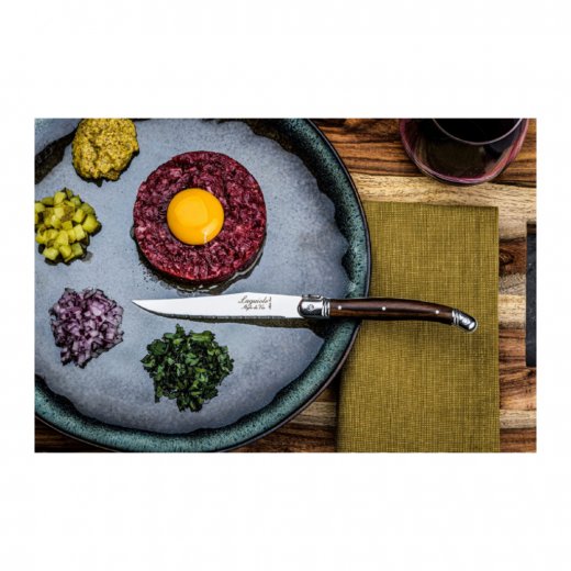 Laguiole Grillknivar 6-pack, Dark Wood