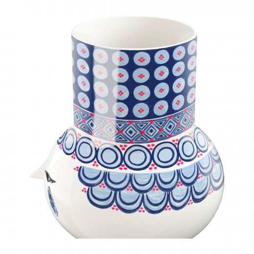 Bjørn Wiinblad Olga Vas 20 cm, Blå