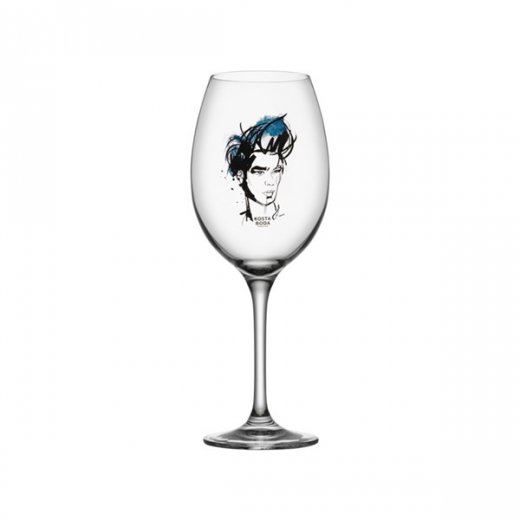 Kosta All About You Vinglas 52 cl, Miss Him 2-pack, Blå