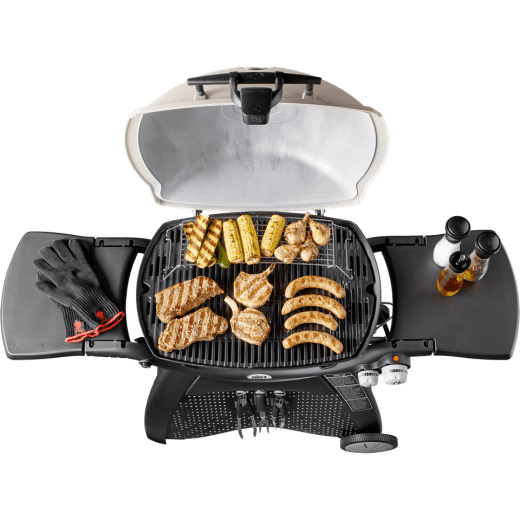 Weber® Q3200 gasolgrill med rullbord svart