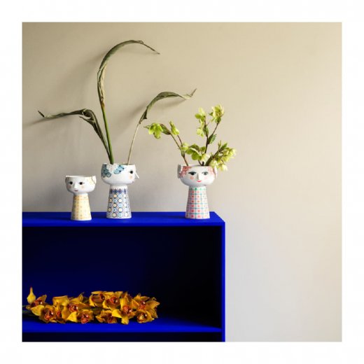 Bjørn Wiinblad Eva Vas 23 cm, Rosa