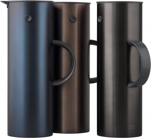 Stelton Termoskanna EM77 1L metallic mörkbrun metallic