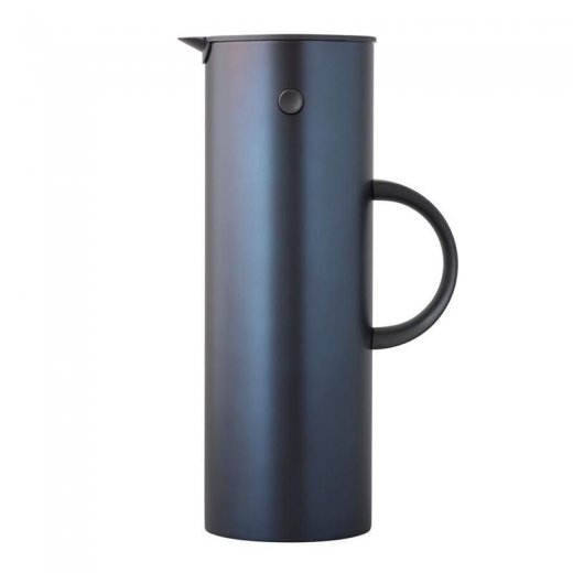 Stelton Termoskanna EM77 1L stål mörkblå metallic