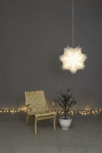 Konstsmide Pappersstjärna 60 cm, Vit