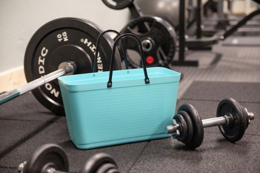 Hinza Väska Stor Green Plastic, Aqua