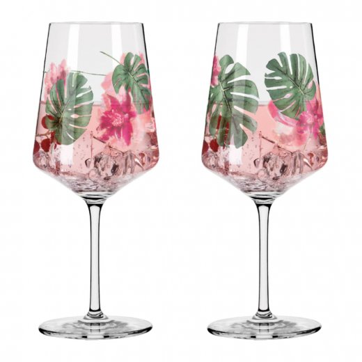 Ritzenhoff Sommersonett Vinglas 2-pack, Monstera