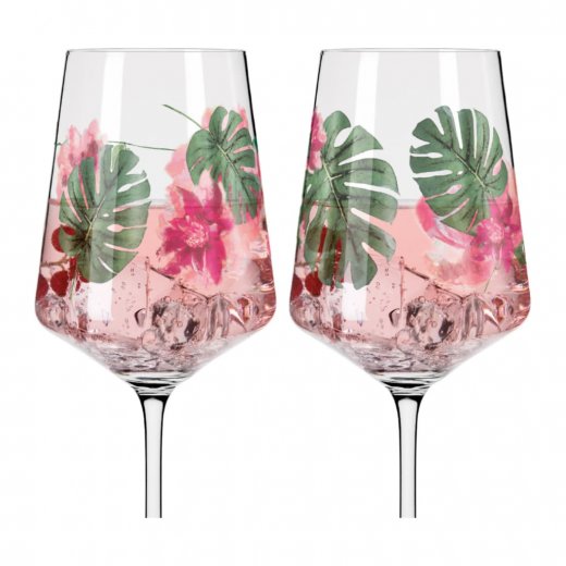 Ritzenhoff Sommersonett Vinglas 2-pack, Monstera