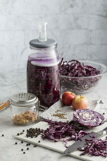Kilner Fermentation Set 3 Liter 320x170 mm syrningskruka