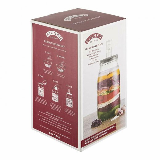 Kilner Fermentation Set 3 Liter 320x170 mm syrningskruka