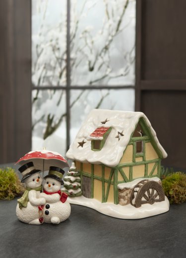 Goebel Snögubbar Winter Love 14,5 cm