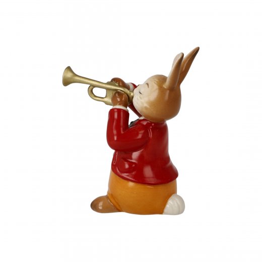 Goebel Påskhare Rabbit Eager Trumpeter 8 cm