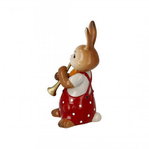 Goebel Påskhare Cute Flute Player 8 cm