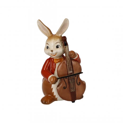 Goebel Påskhare Rabbit Happy Basist 8 cm