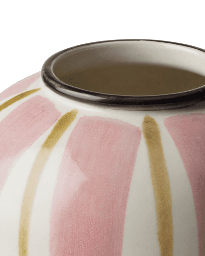 Kähler Canvas Vas 15 cm, Rosa