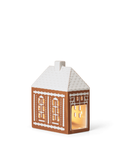 Gingerbread Ljuslykta Mellan, Brun