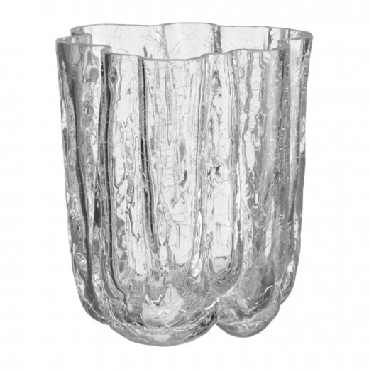 Kosta Boda Crackle Vas 12,1 cm, klar