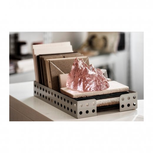 Kosta Boda The Rock Ljuslykta 9,1 cm, Rosa