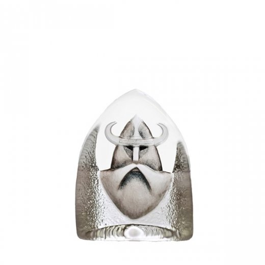 Målerås Glasblock Viking, Nordic Icons, 7x9 cm