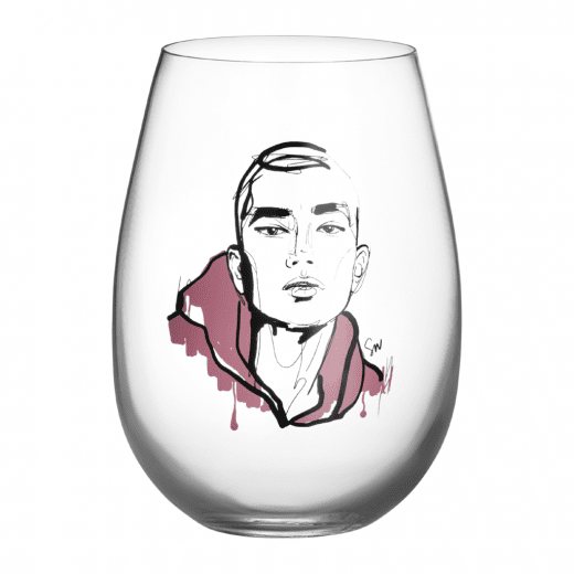 Kosta Boda All About You Tumbler 57 cl 2-pack, Close to Him Soft Pink