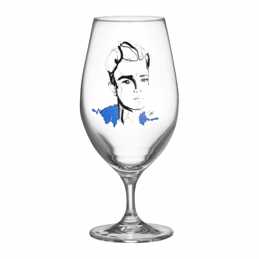Kosta Boda All About You Ölglas 40 cl 2-pack, Celebrate Him Cornflower Blå