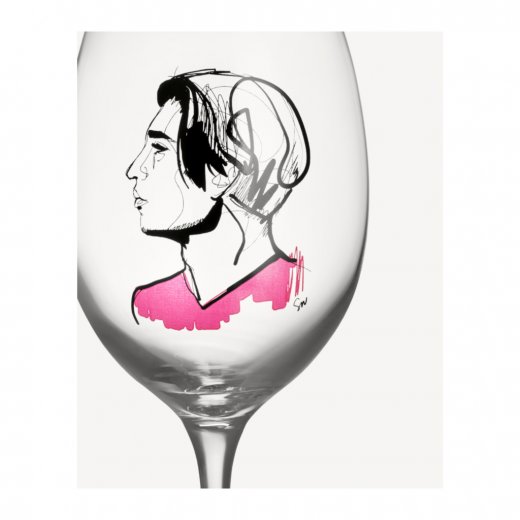 Kosta Boda All About You Vinglas 52 cl 2-pack, Embrace Him Röd