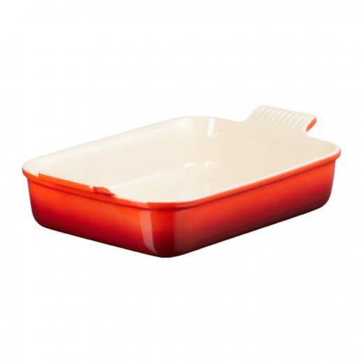 Le Creuset Heritage Rektangulär Ugnsform 32x23,5 cm 4 liter, Cerise