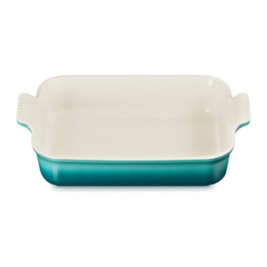 Le Creuset Heritage Rektangulär Ugnsform 32x23,5 cm 4 liter, Bleu Riviera