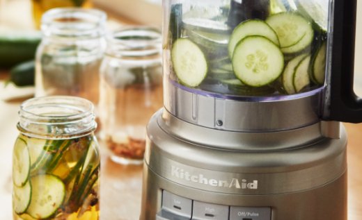 KitchenAid matberedare med 1,7L behållare matt grå
