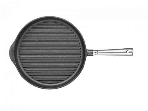 Skeppshult Grillpanna gjutjärn 28 cm med stålhandtag