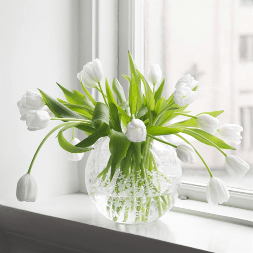 Orrefors Organic Vas rund 13,3 cm