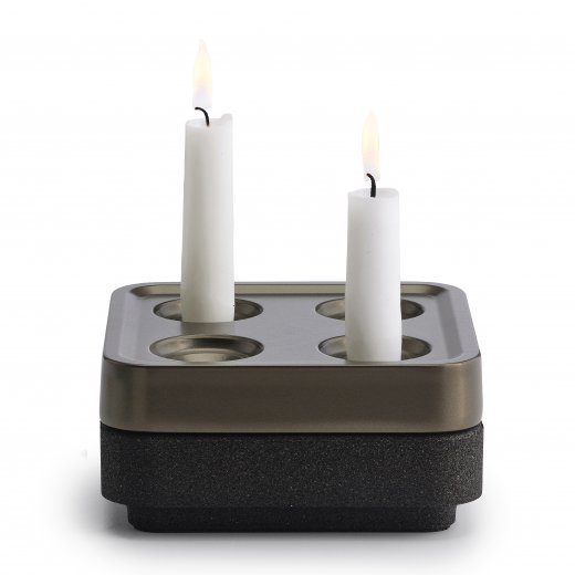 Born in Sweden Stumpastaken Fyran 2x2, Brons med svart skål