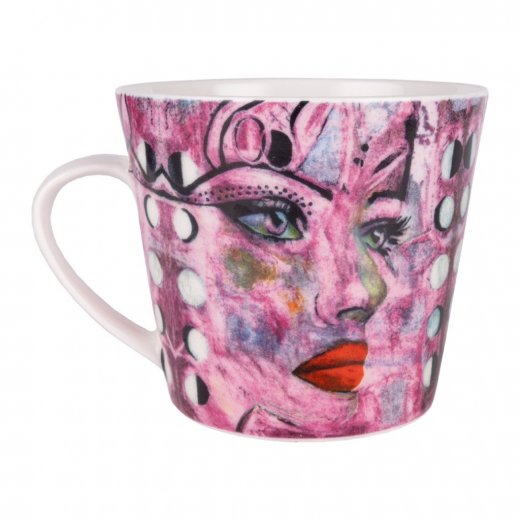 Carolina Gynning Mugg med Hänkel 40 cl, Moonlight Queen Pink