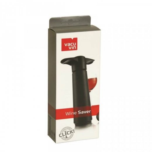 Wine Saver Vakuumpump +2st gummistopper svart