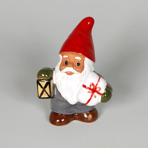 Rolf Berg Minitomte med Lykta och Paket 10 cm