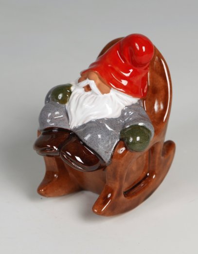 Rolf Berg Minitomte i Gungstol 10 cm