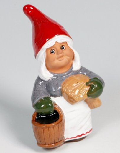 Rolf Berg Tomtegumma med hötapp och hink 19cm