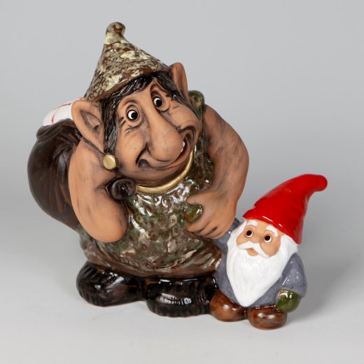 Rolf Berg Troll med tomte 20 cm