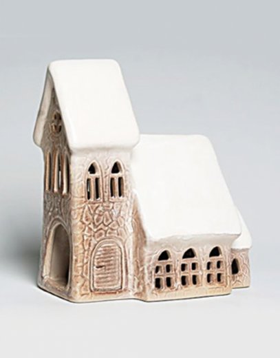 Rolf Berg Kyrka tomtegården 24x21 cm