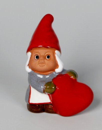 Rolf Berg Microtomtegumma med hjärta 8 cm