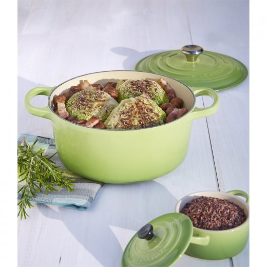 Le Creuset Signature Rund Gryta 24 cm 4,2 liter Palm